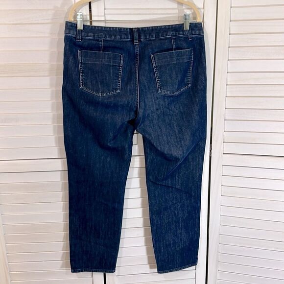 Lands End Jeans Size 12 Fit 1 Crop Capri - Picture 7 of 11